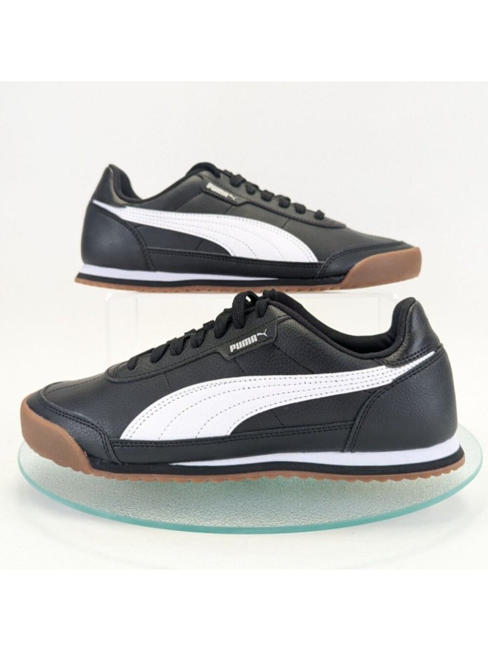 PUMA Turino II Mens Size 8 Black Lace Up Sneakers Casual Shoes 39745201